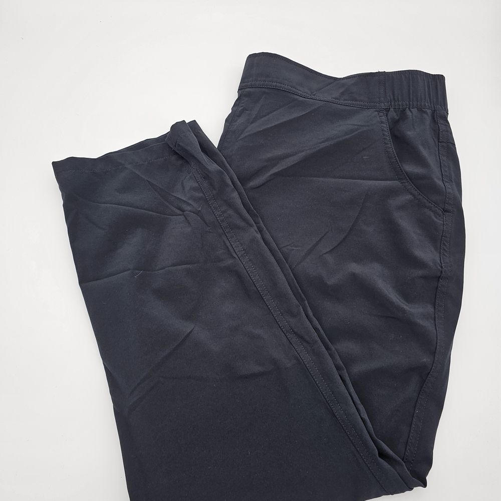 Eddie Bauer Black Track Pants Lightweight Moisture-Wicking